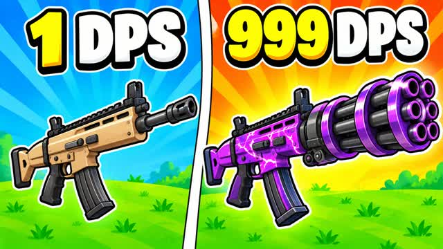 +1 Bullet Per Second - Gun Game One Shot — Fortnite Creative map cover art