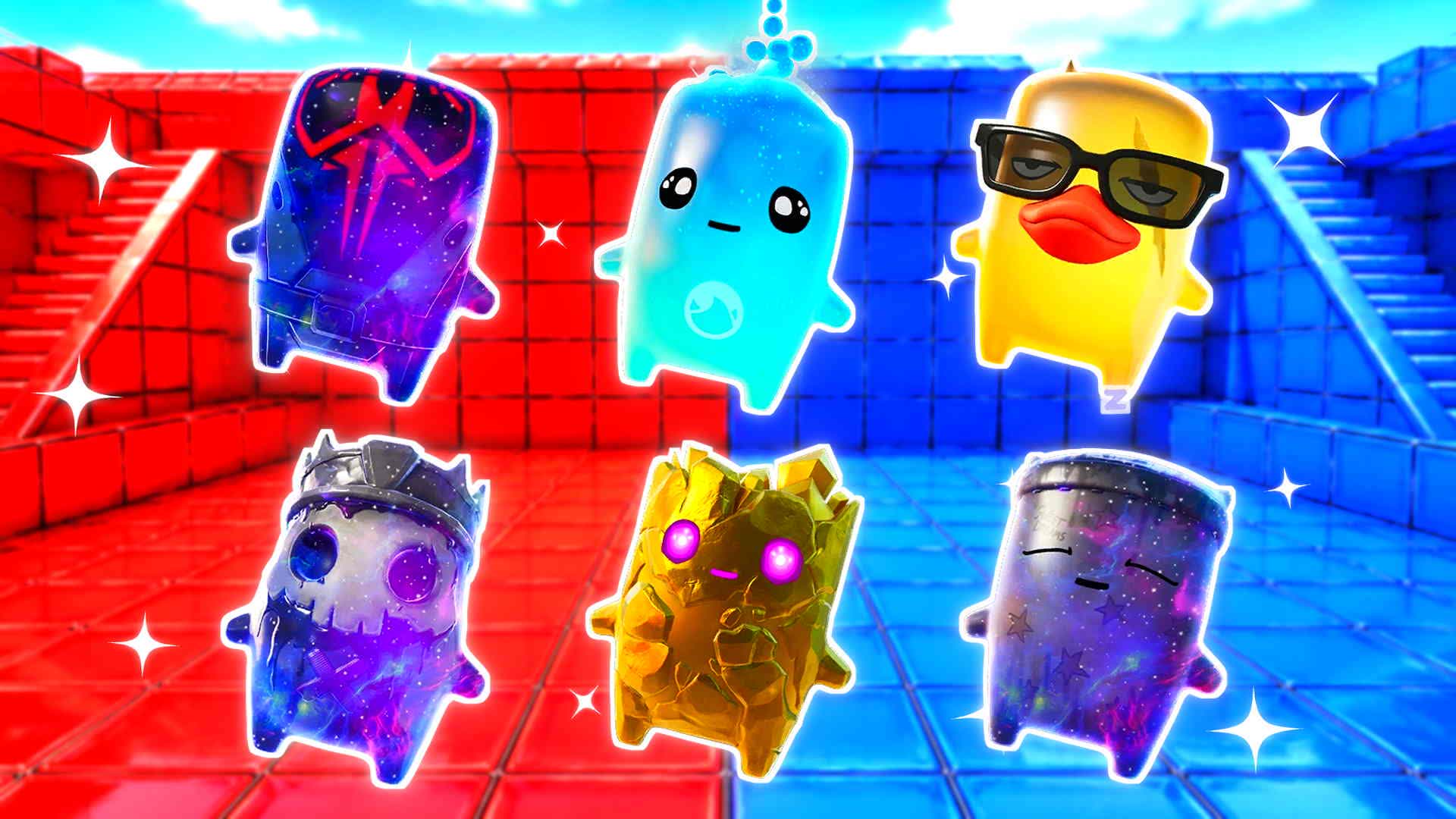 RED VS BLUE STEADY COURAGE 🔴🔵 — Fortnite Creative map