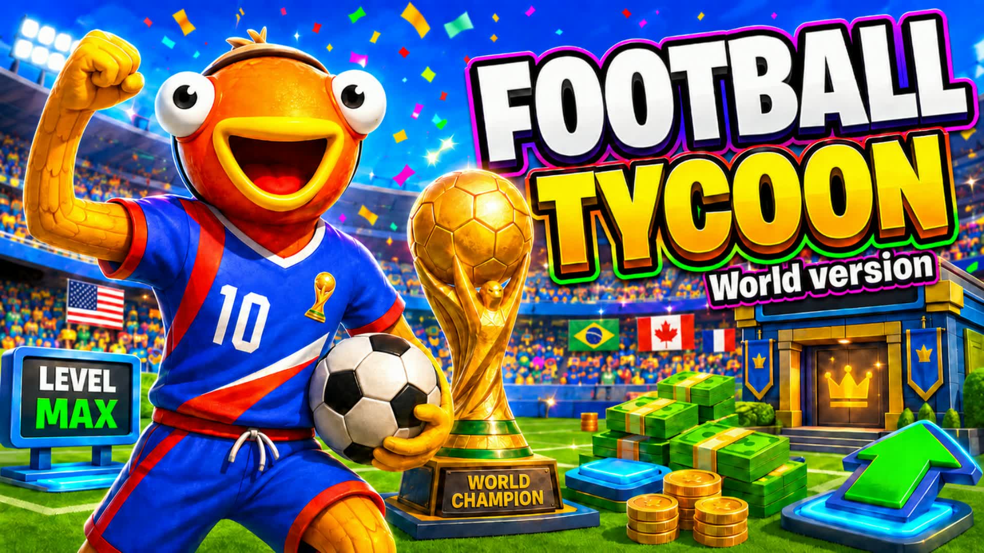 WORLD FOOTBALL TYCOON 🏆 — Fortnite Creative map