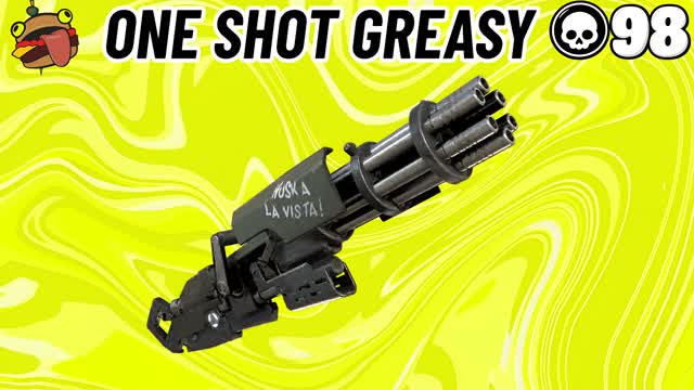 GREASY 🔫 ONE SHOT — Fortnite Creative map cover art