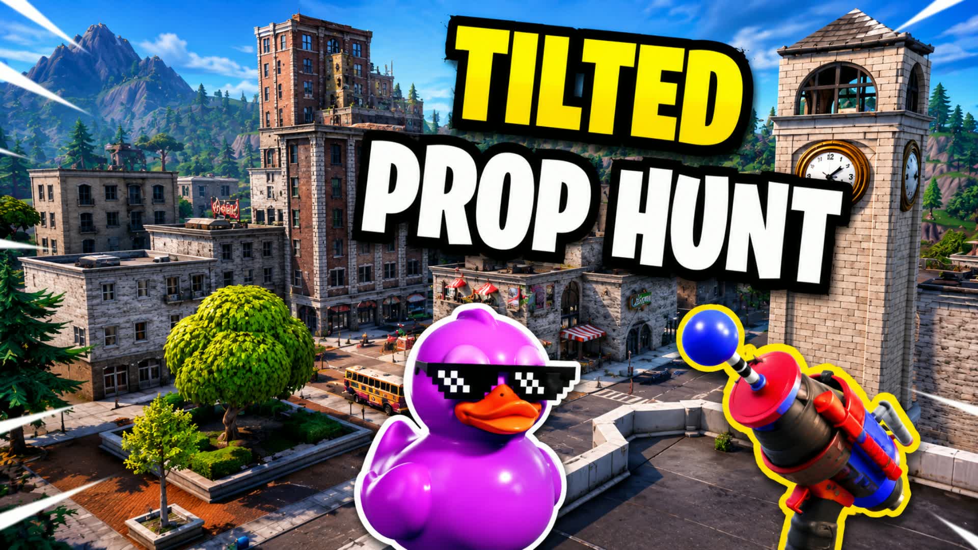 TiLTED HIDE AND SEEK [PROP HUNT] — Fortnite Creative map