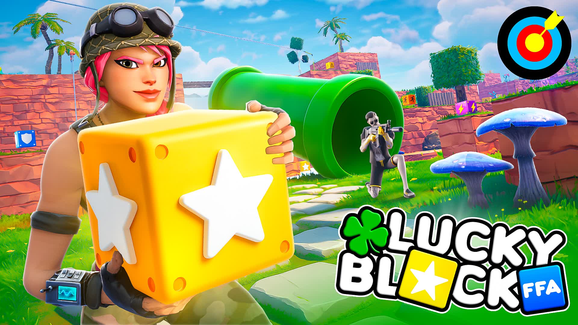 Lucky Block FFA 🎯 — Fortnite Creative map