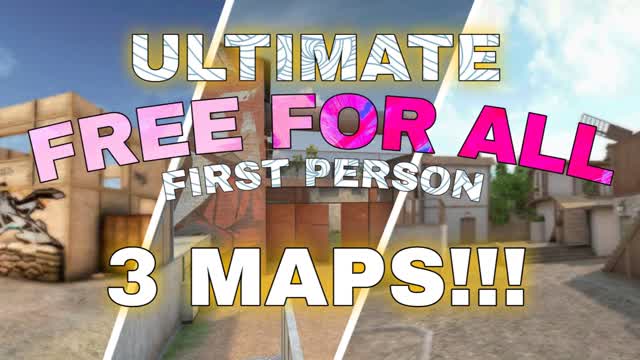 ULTIMATE FREE FOR ALL (FIRST PERSON) — Fortnite Creative map cover art