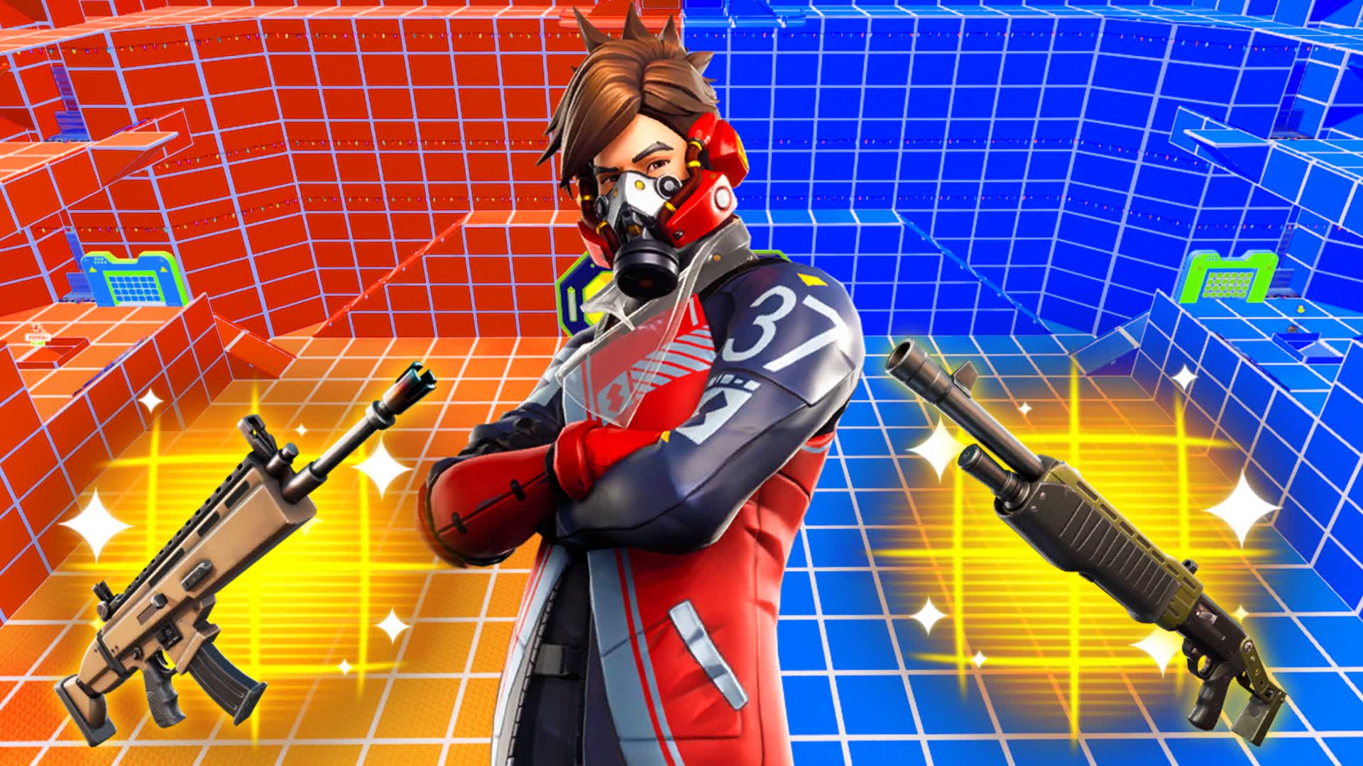 NEVER RVB 🔵🔴 — Fortnite Creative map