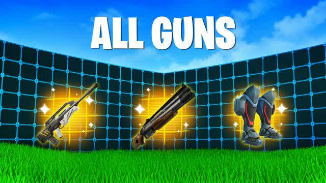 ALL GUNS — Fortnite Creative map cover art