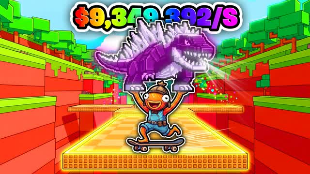 SKATE FOR BRAINROTS — Fortnite Creative map cover art
