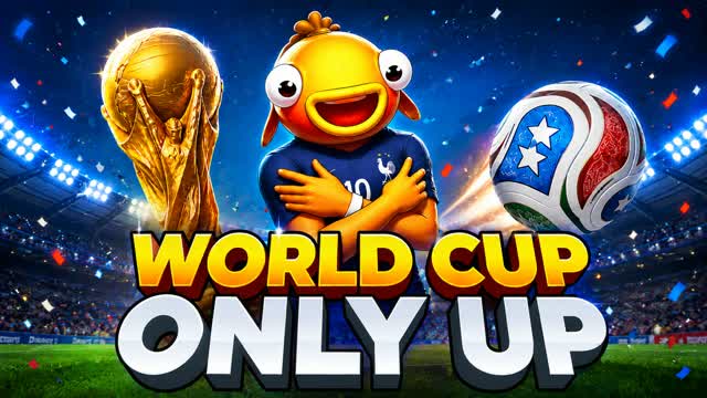 WORLD CUP ONLY UP — Fortnite Creative map cover art
