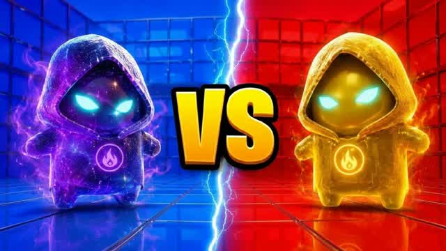 RED VS BLUE 21 — Fortnite Creative map cover art