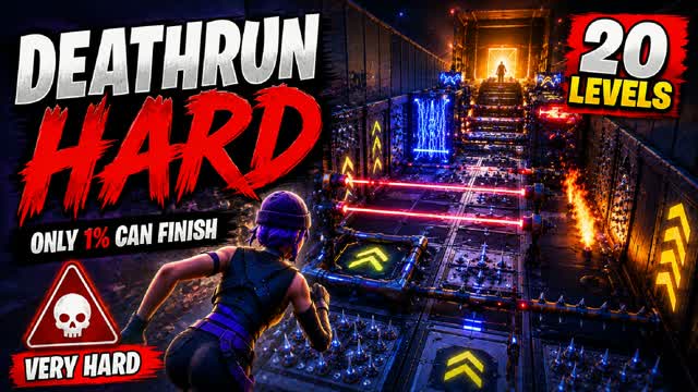 😈 25 LEVELS VERY HARD PARKOUR — Fortnite Creative map