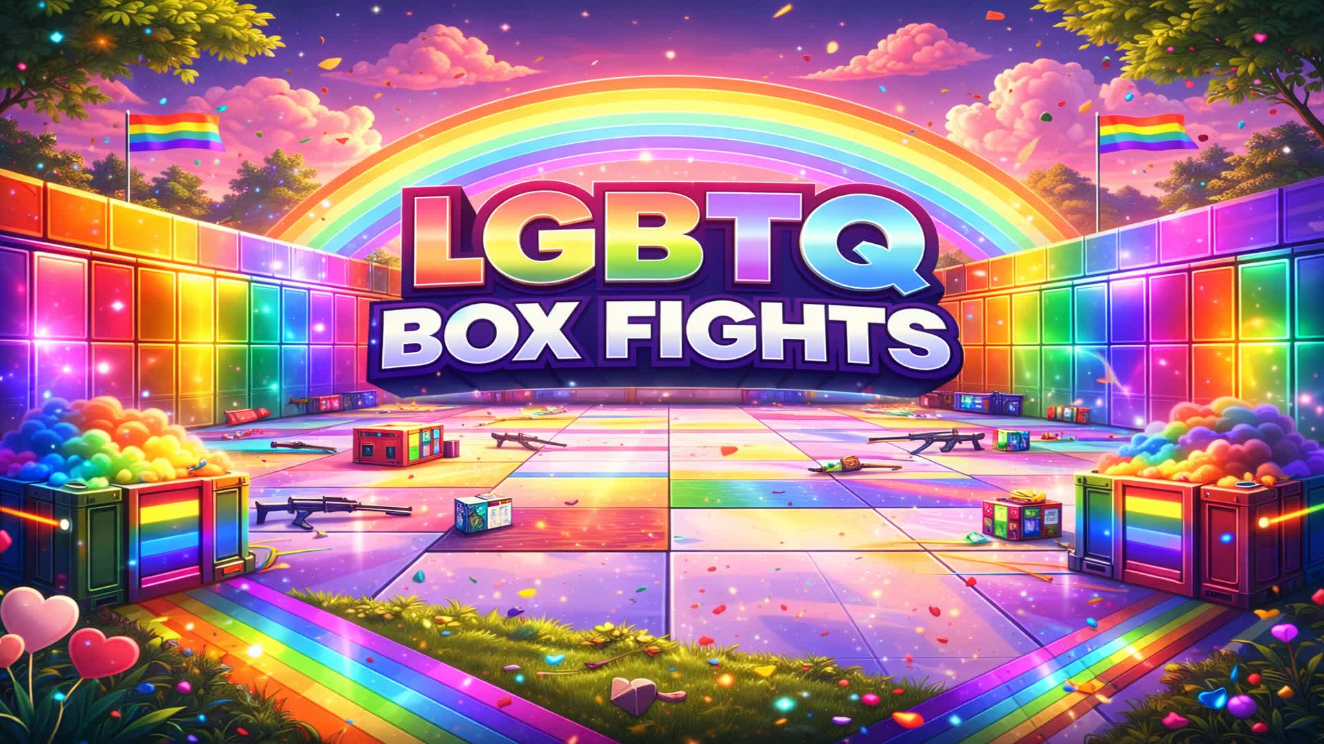 LGBTQ Box Fights — Fortnite Creative map