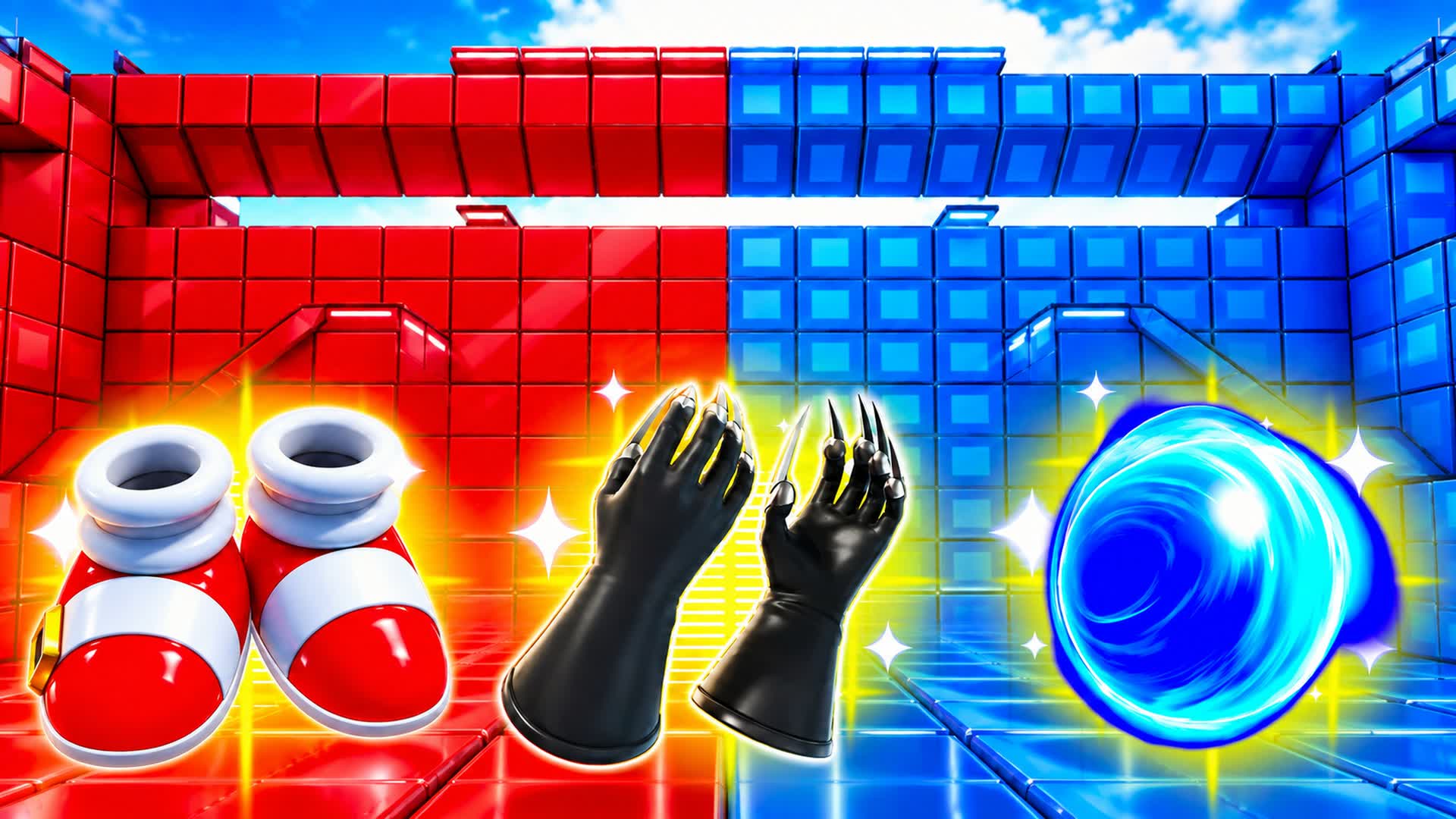 RED VS BLUE VORTEX RIOT 🔴🔵 — Fortnite Creative map