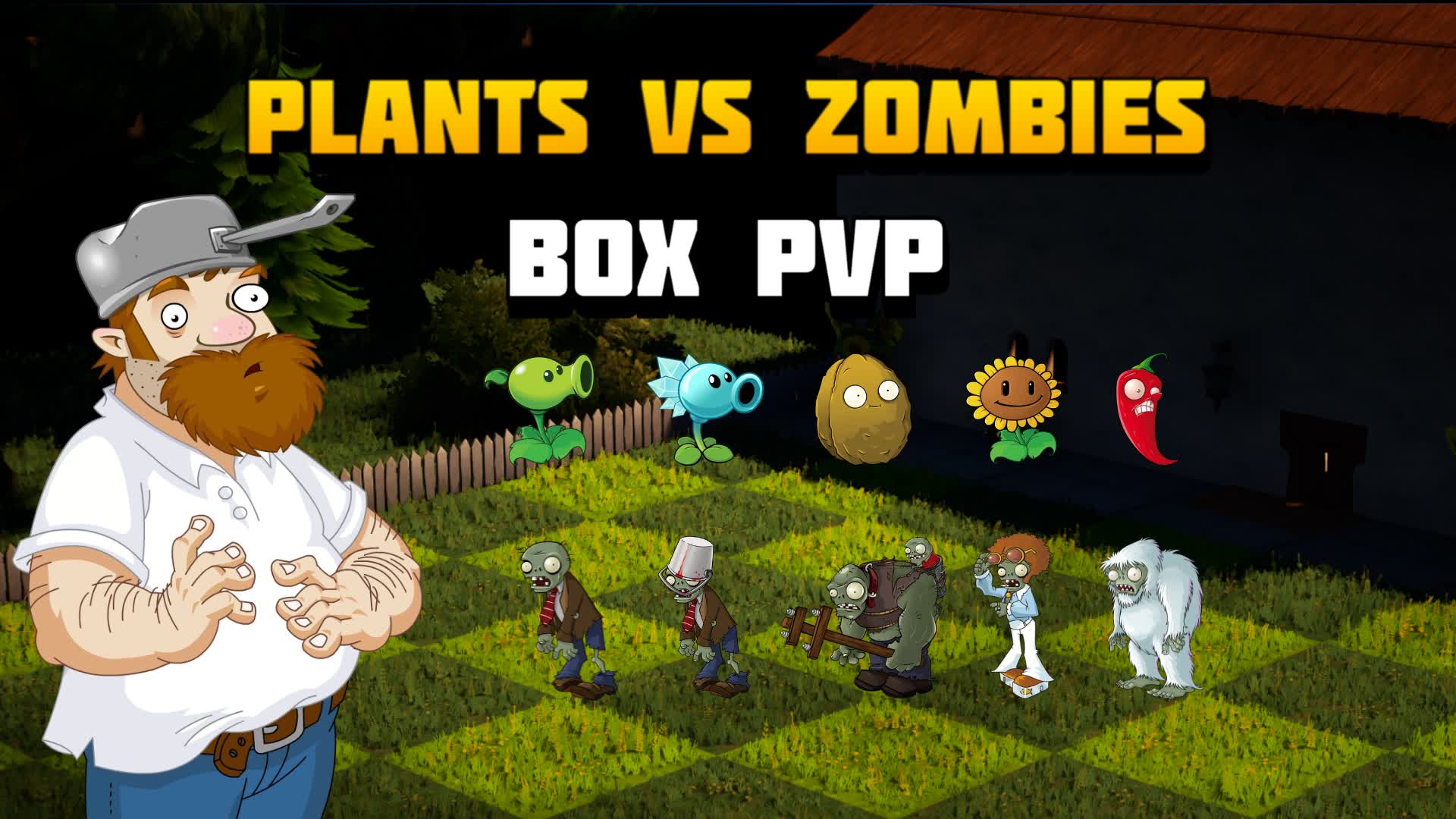 Plants Vs Zombies Boxfights — Fortnite Creative map