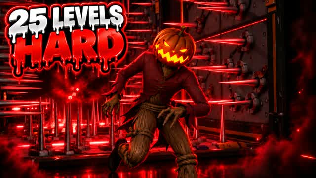 HORROR HARD DEATHRUN 👻 6388 باركور — Fortnite Creative map
