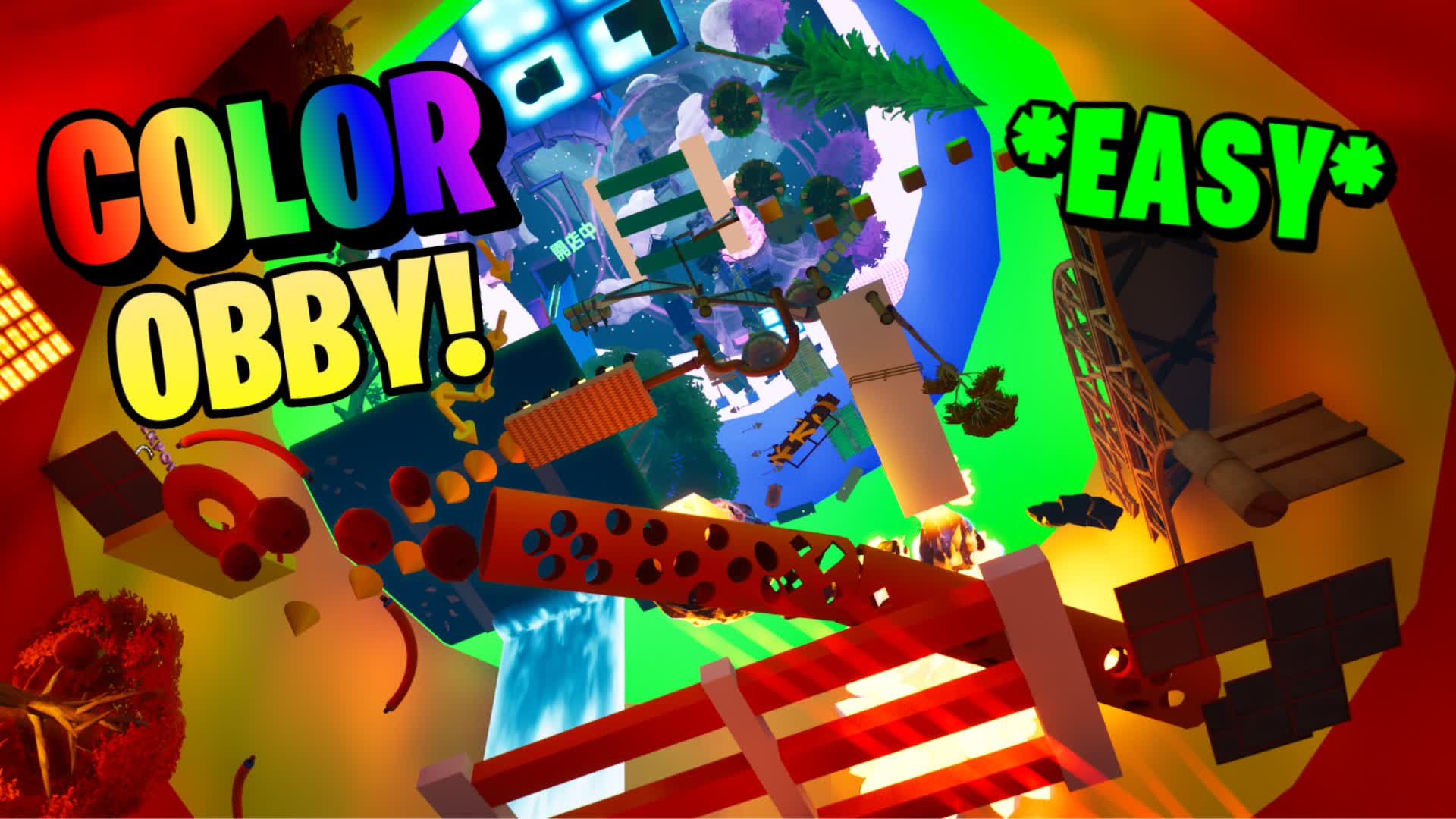 COLOR OBBY PARKOUR🌈 — Fortnite Creative map