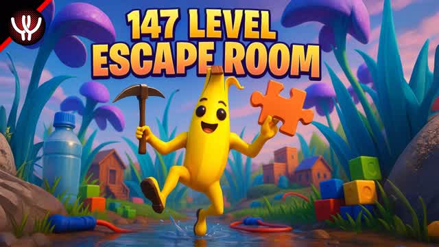 147 ESCAPE ROOM — Fortnite Creative map cover art