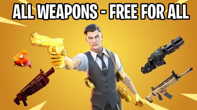 MIDAS - FREE FOR ALL — Fortnite Creative map cover art