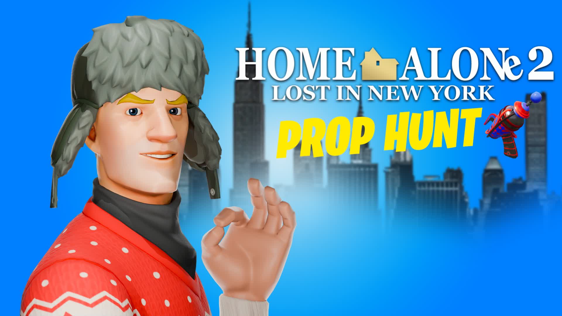 Home Alone2 - Prop Hunt — Fortnite Creative map