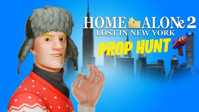 Home Alone2 - Prop Hunt — Fortnite Creative map cover art