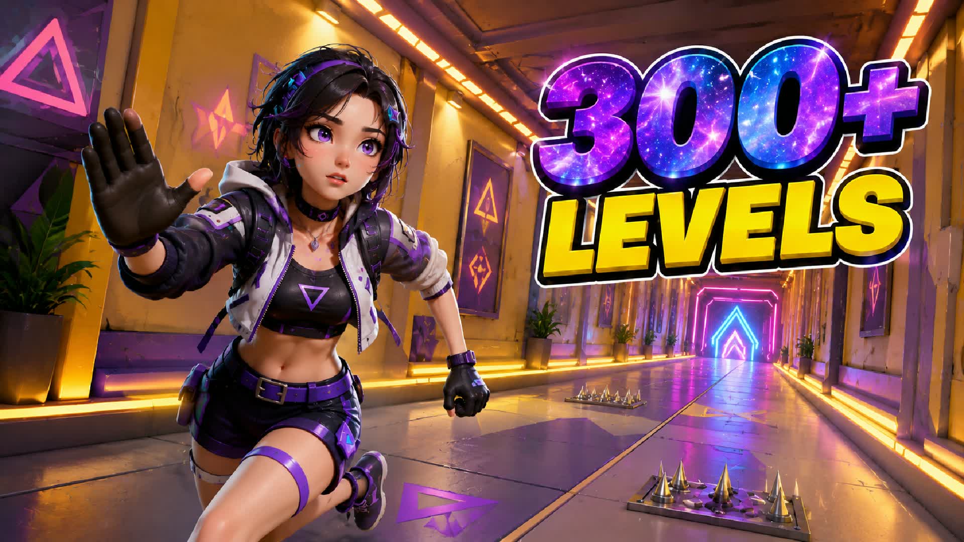 ⭐SUPER PARKOUR 232+ LEVELS⭐ — Fortnite Creative map