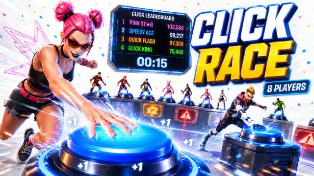CLICK RACE — Fortnite Creative map