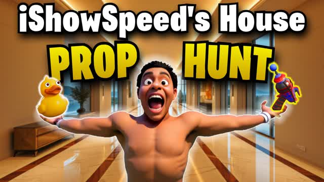 iShowSpeed's House - PROP HUNT🏠 — Fortnite Creative map cover art