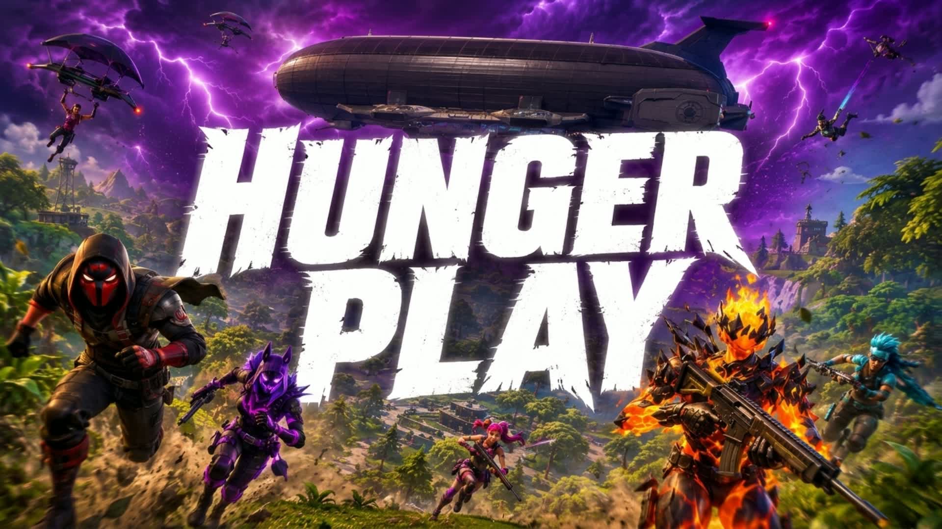 Hunger play ( battle royale ) — Fortnite Creative map