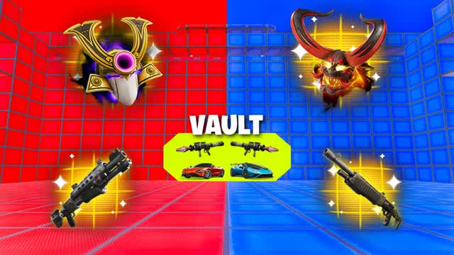 INSANE RED VS BLUE 🔴🔵 — Fortnite Creative map cover art