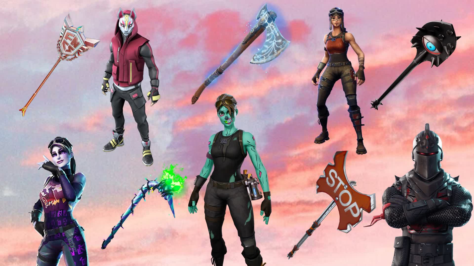 SYP FASHION Red VS Blue ABC Skin 3v3 Pit — Fortnite Creative map