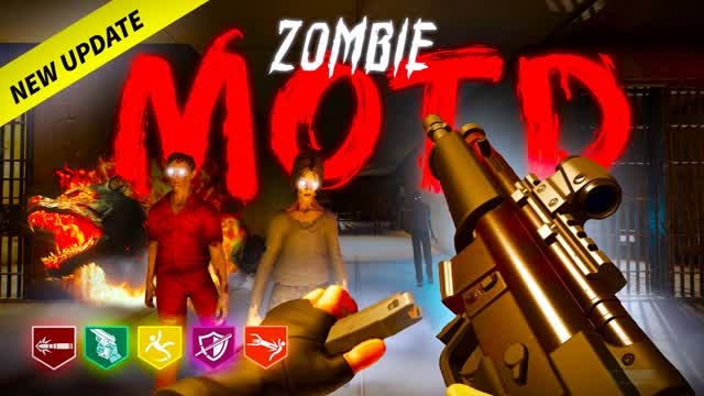 Zombie MOTD Walkers 💀 — Fortnite Creative map