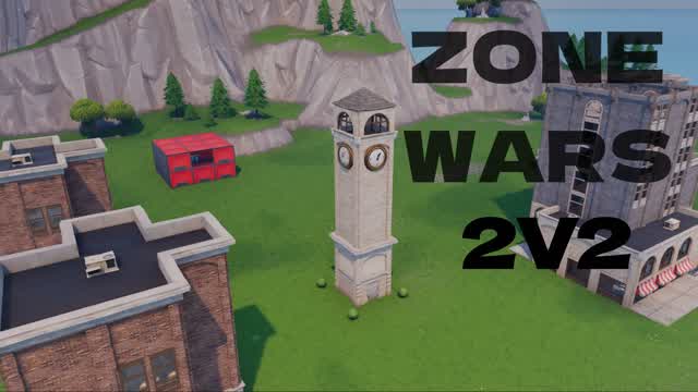 ZONE WARS 2V2 🌀 — Fortnite Creative map cover art