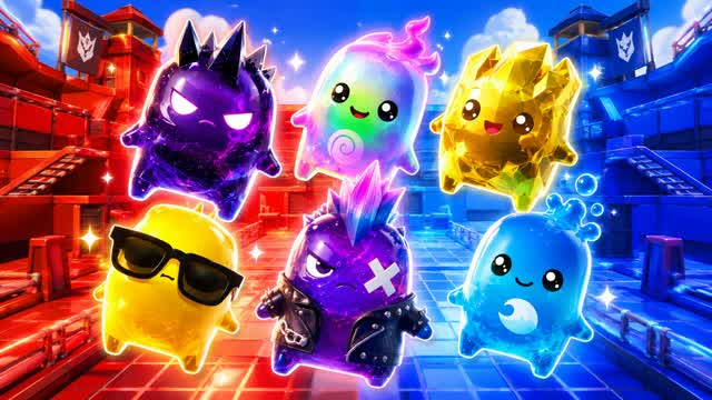 ULTIMATE RED VS BLUE HERO — Fortnite Creative map