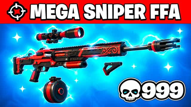 MEGA SNIPER FFA 🎯 — Fortnite Creative map cover art