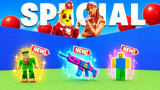 SPECIAL 1V1⭐️ALL GUN🎯67 SECRETS — Fortnite Creative map cover art