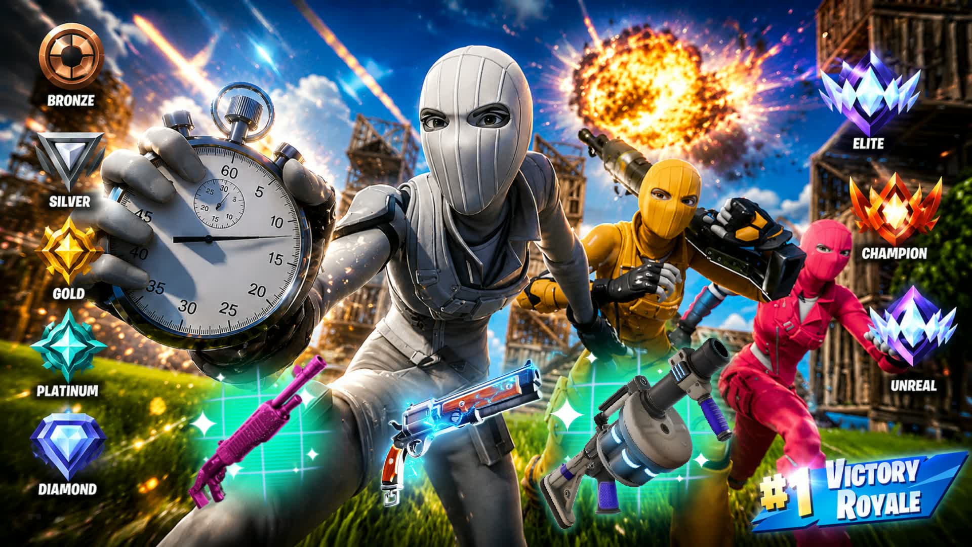 Forever Zone Wars V2.0 ⚔️🔥 — Fortnite Creative map