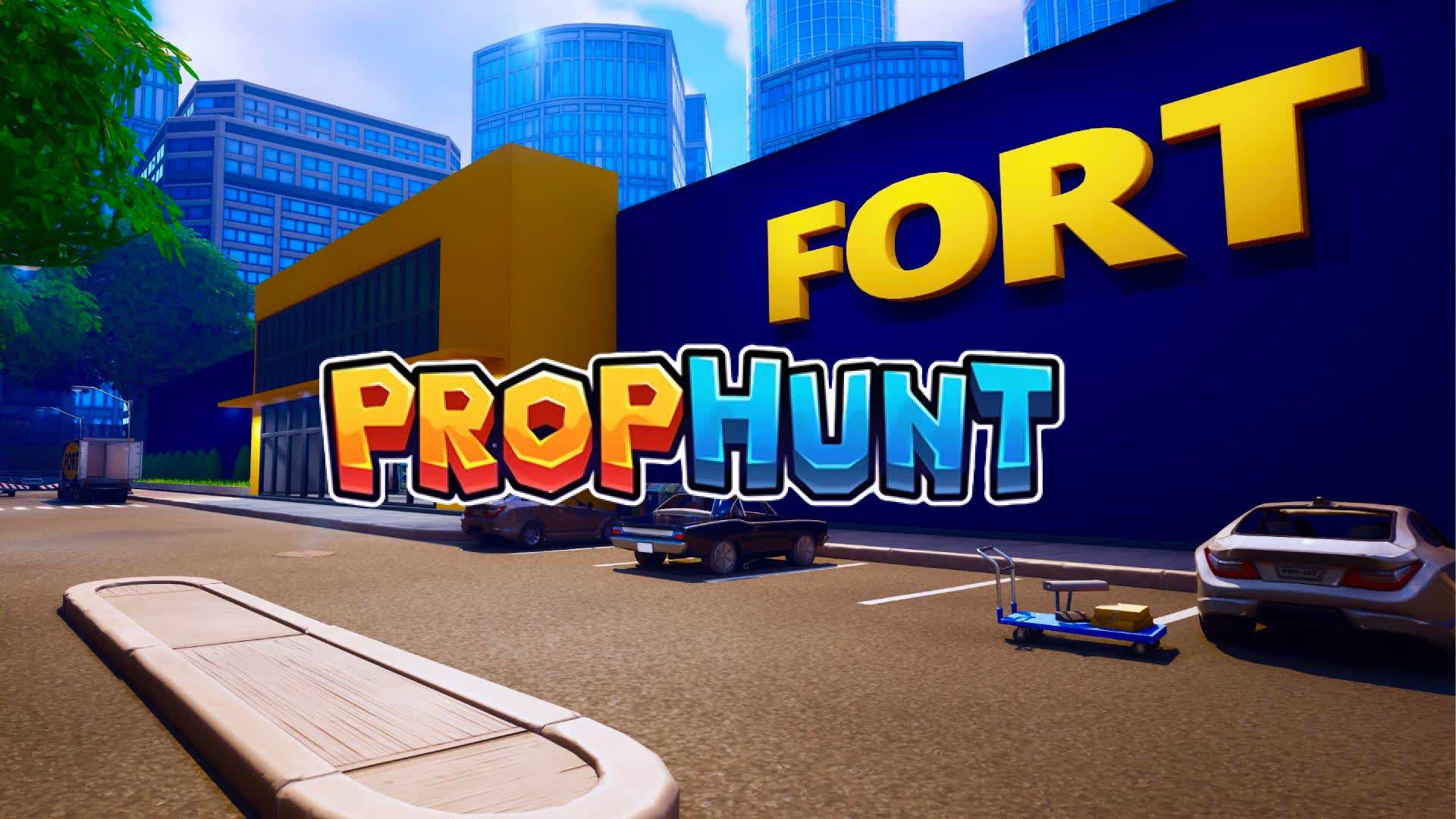 Warehouse Prop Hunt — Fortnite Creative map