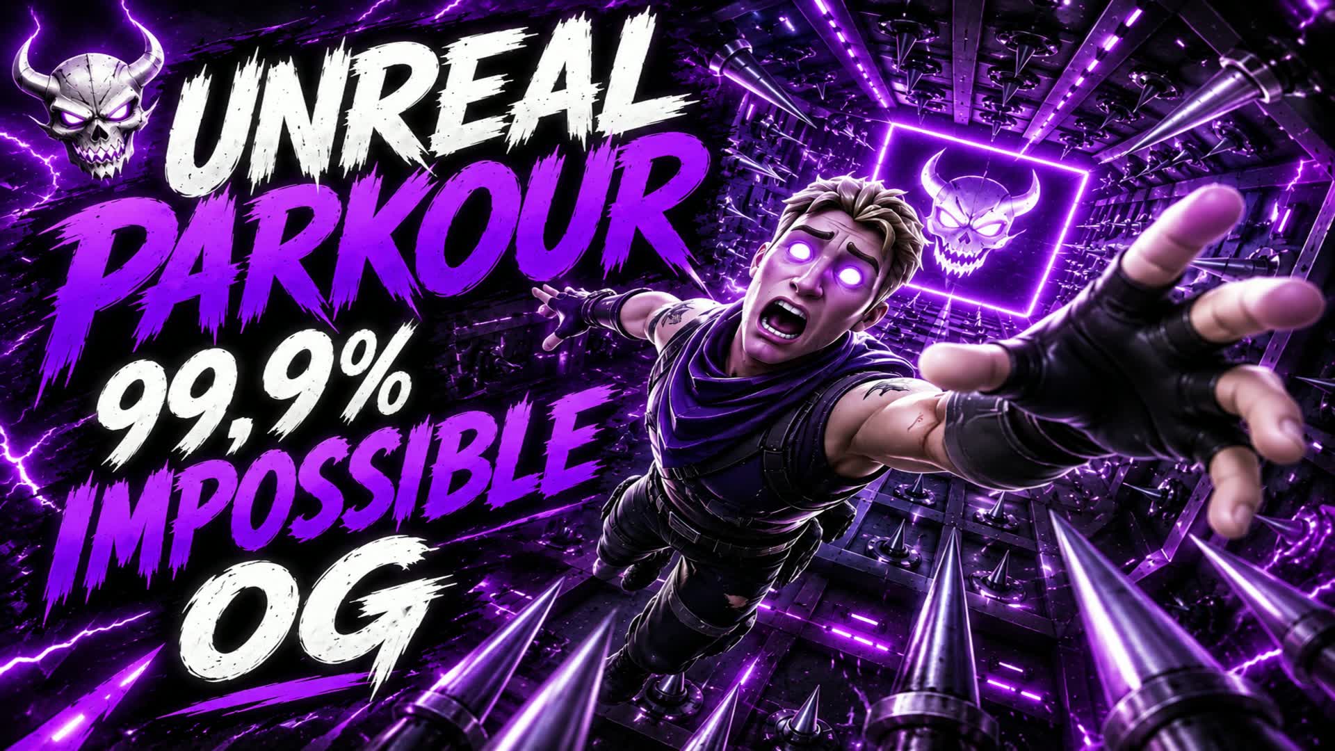 UNREAL PARKOUR 😡 99,9% IMPOSSIBLE [OG] — Fortnite Creative map