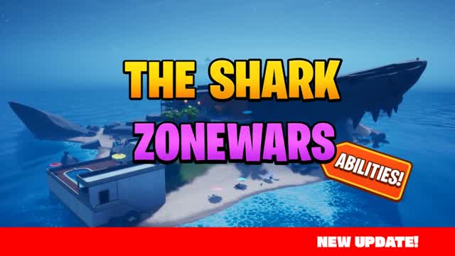 Shark Zonewars (Abilities!) — Fortnite Creative map cover art