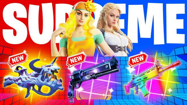 SUPREME RED VS BLUE🔴🔵 — Fortnite Creative map cover art