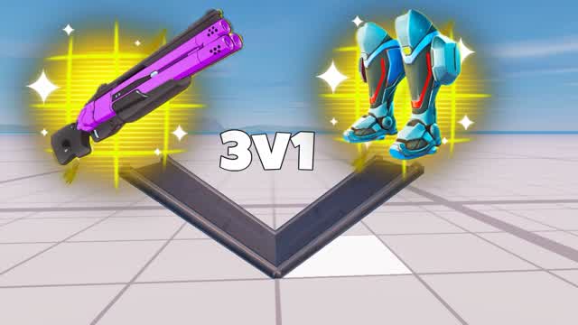 3v1 للمرح فقط — Fortnite Creative map