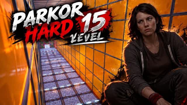 Parkour Hard 15 Level — Fortnite Creative map cover art