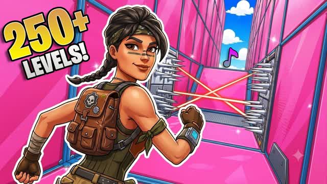 MUSIC DEATHRUN ✨🎵 — Fortnite Creative map cover art