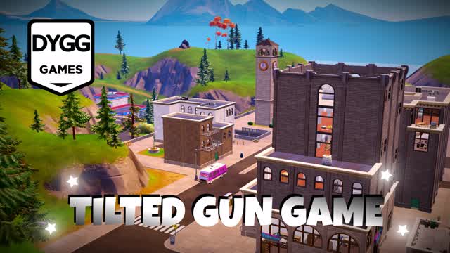 Tilted Gun Game ⭐ — Fortnite Creative map cover art