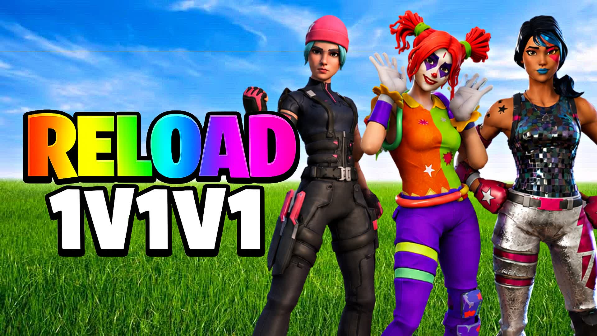 SKINS 1V1V1 RELOAD 1V1 FFA — Fortnite Creative map