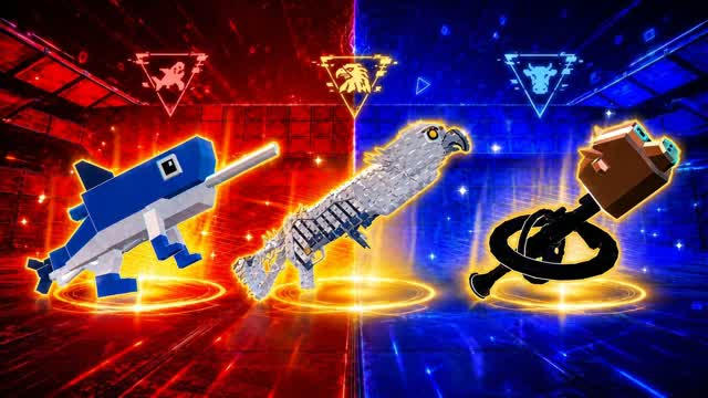 BRAINROT RED VS BLUE🔴🔵 — Fortnite Creative map