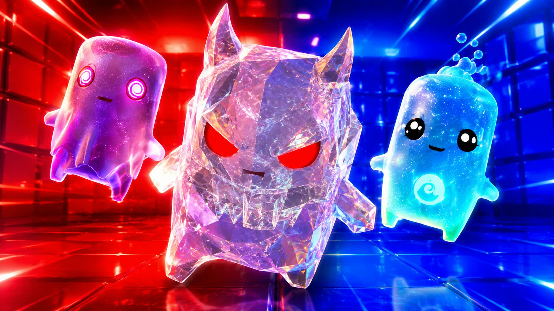 BLUE VS RED FLASH CORE 🔵🔴 — Fortnite Creative map