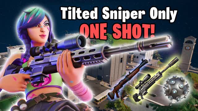 Tilted Sniper One Shot 🎯 — Fortnite Creative map cover art