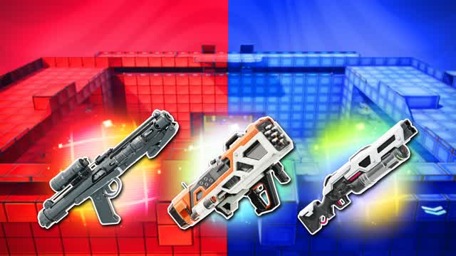 🔴🔵RED VS BLUE [TDM] — Fortnite Creative map