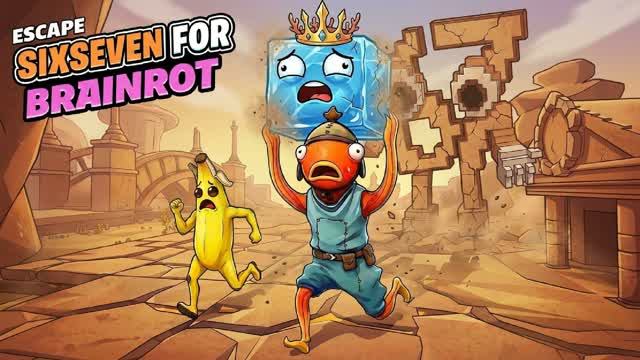 ESCAPE SIX SEVEN FOR BRAINROT — Fortnite Creative map cover art