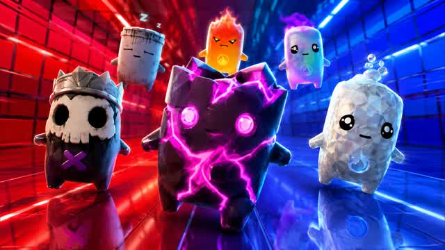 RED VS BLUE SPEED BURST 🔴🔵 — Fortnite Creative map cover art