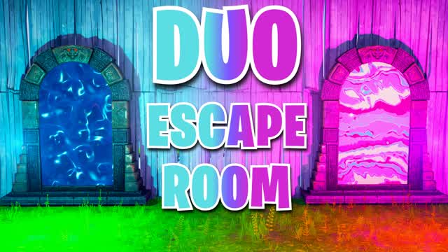 THE DUO ESCAPE ROOM 2 — Fortnite Creative map cover art